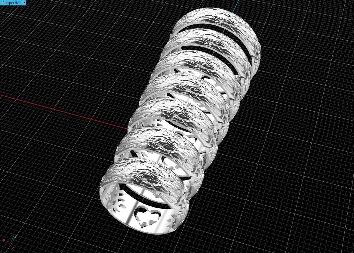 Ring Ukrainian 3D print model_3