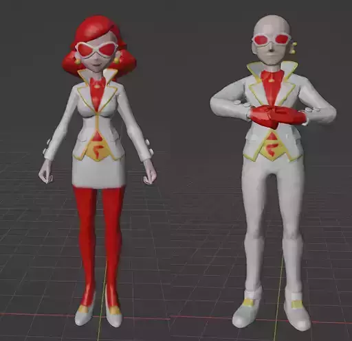 admin team flare 3D print model
