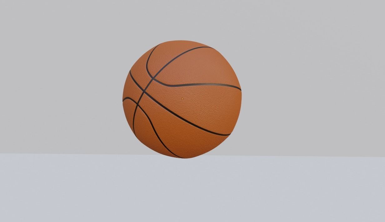 Basketball 3D model_1
