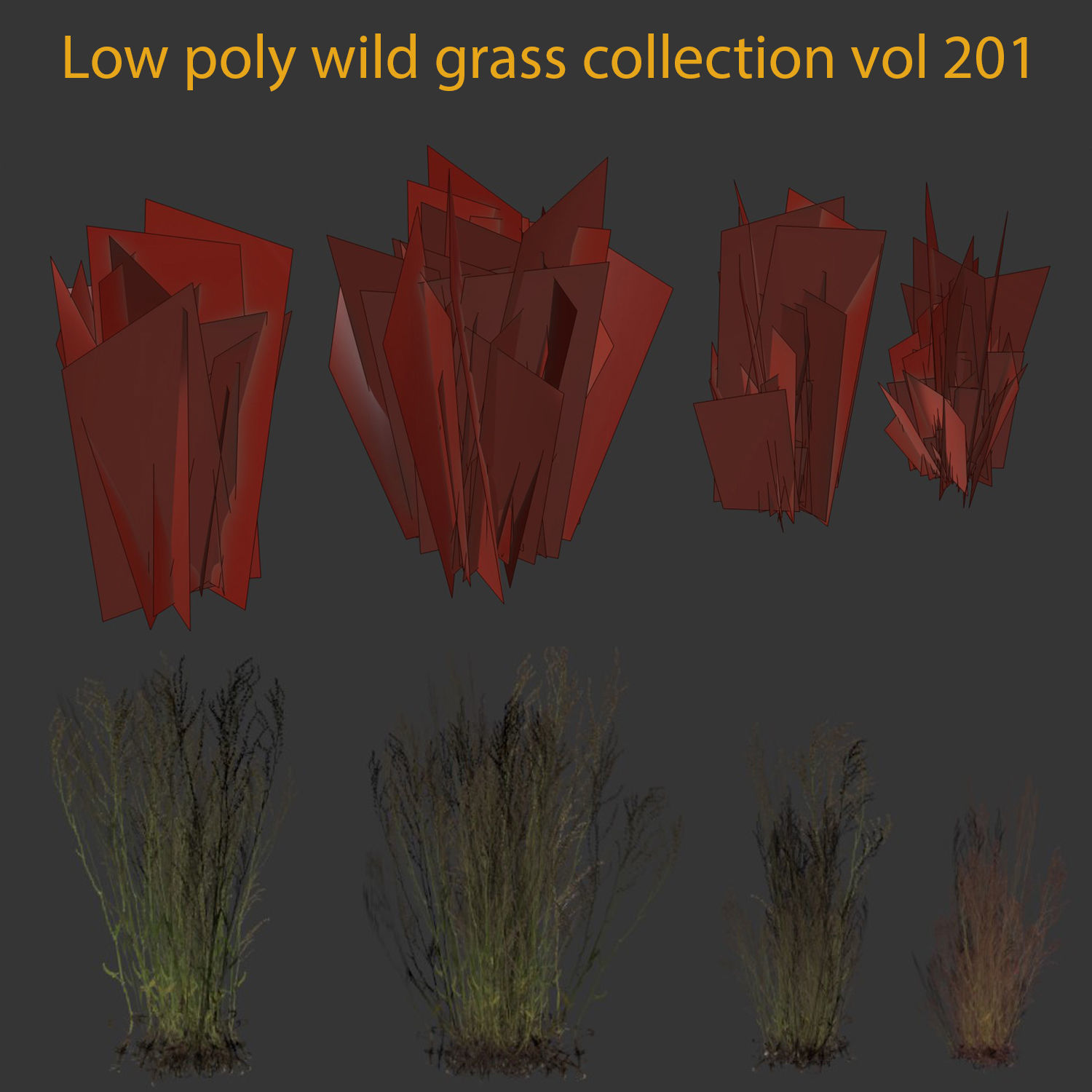 Grass for wild landscape collection vol 12 _13