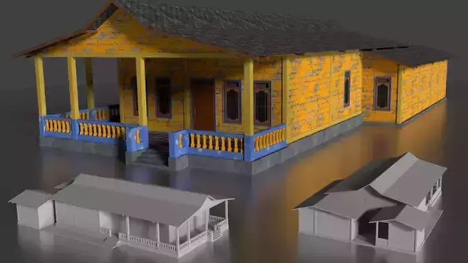 Rumah Beton 011-020 FBX