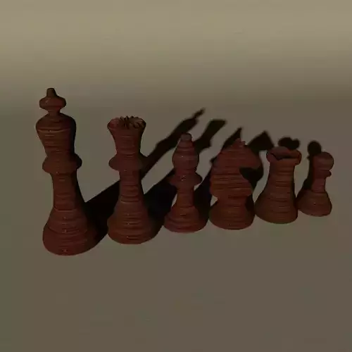 chess set 3D print model