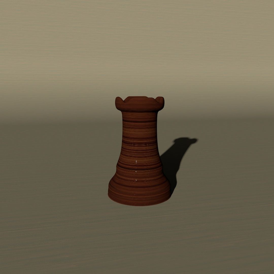 chess set 3D print model_10