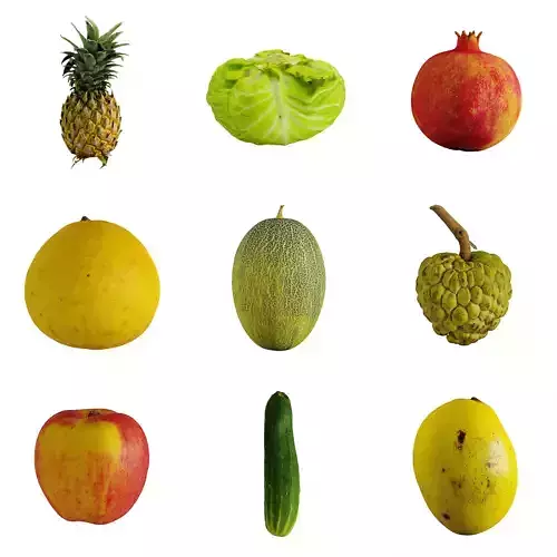Fruit Collection Vol 1 - Photogrammetry 