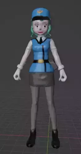 officer jenny kalos 3D print model