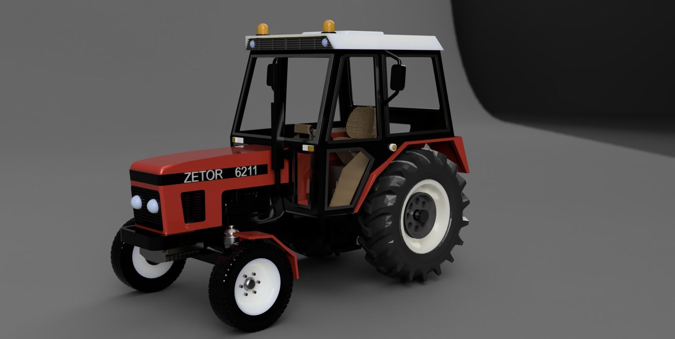 ZETOR 6211 3D print model_5