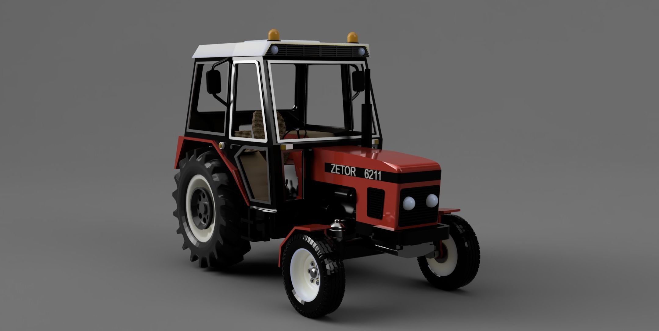 ZETOR 6211 3D print model_6