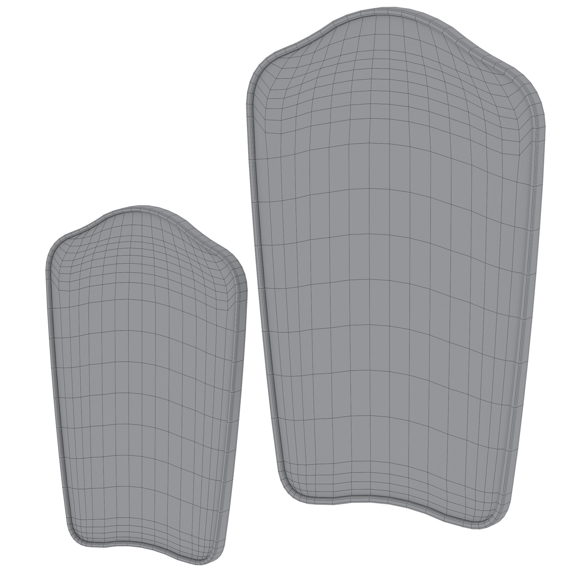 Wall Gold Mirror by HM Home 3D model_3