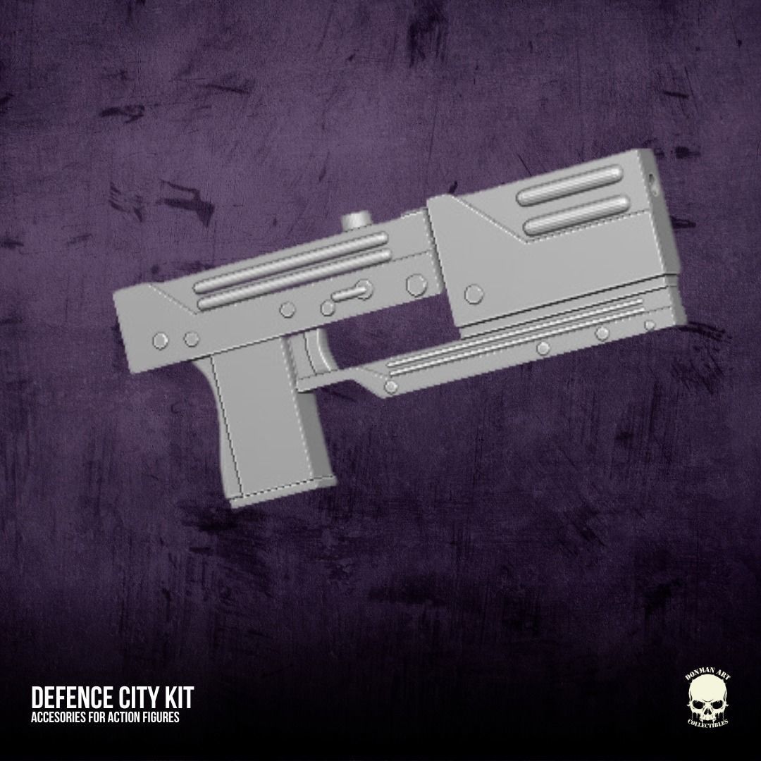 Defence City Kit 3D printable file for Action Figures 3D print model_2