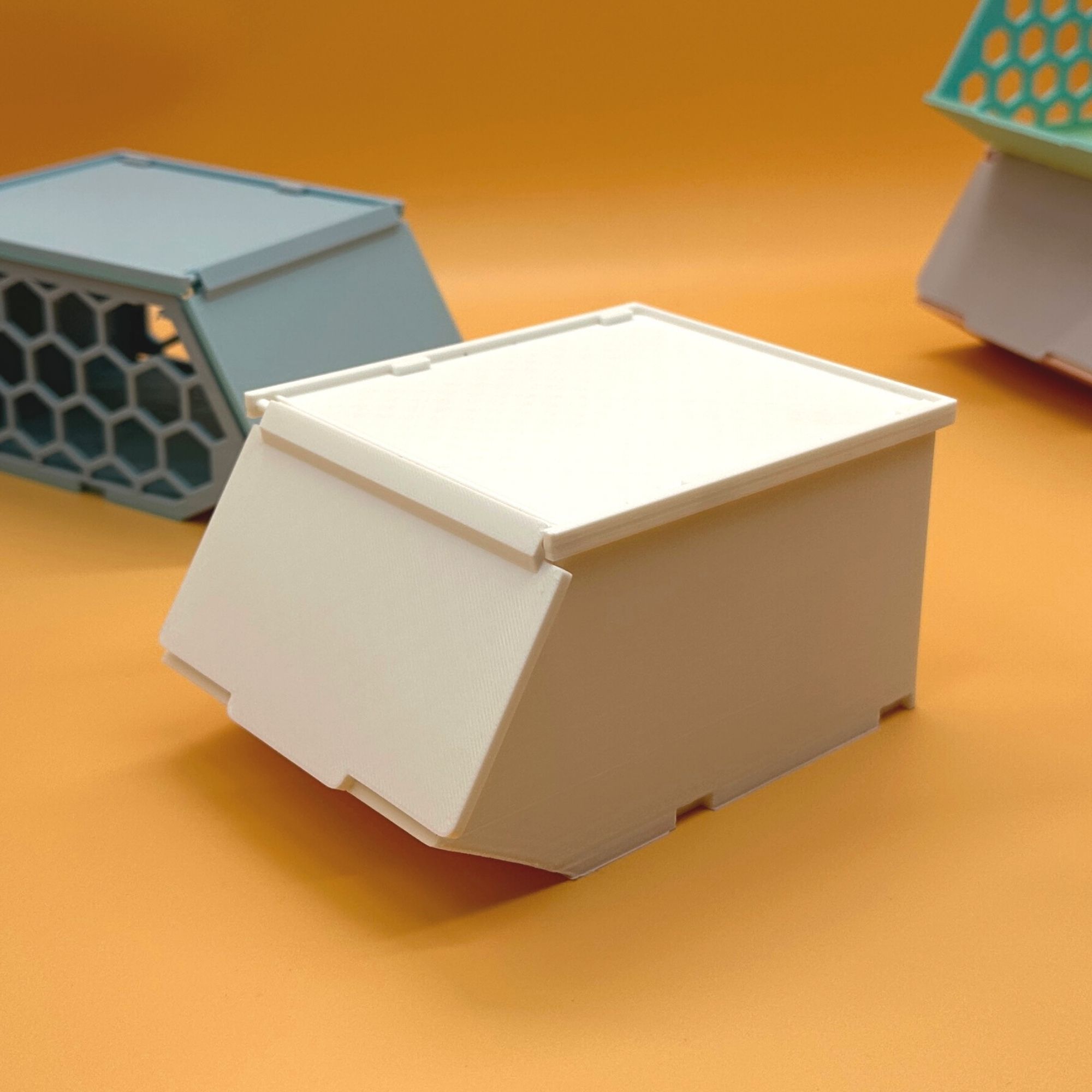 3D Printable Storage Bin With Lid 3D print model_4