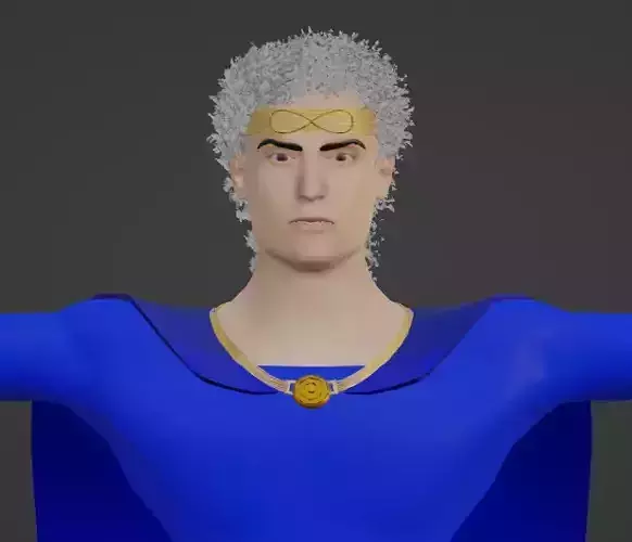 Rem Lezar 3d Character Model