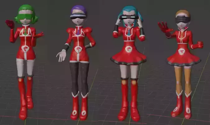 admin team flare  3D print model