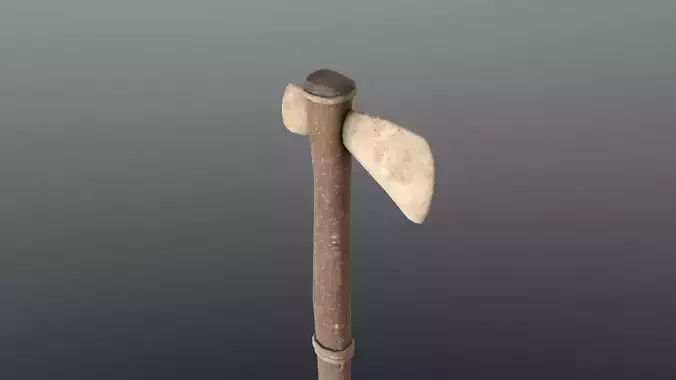 Axe - Bone Low-poly 3D model