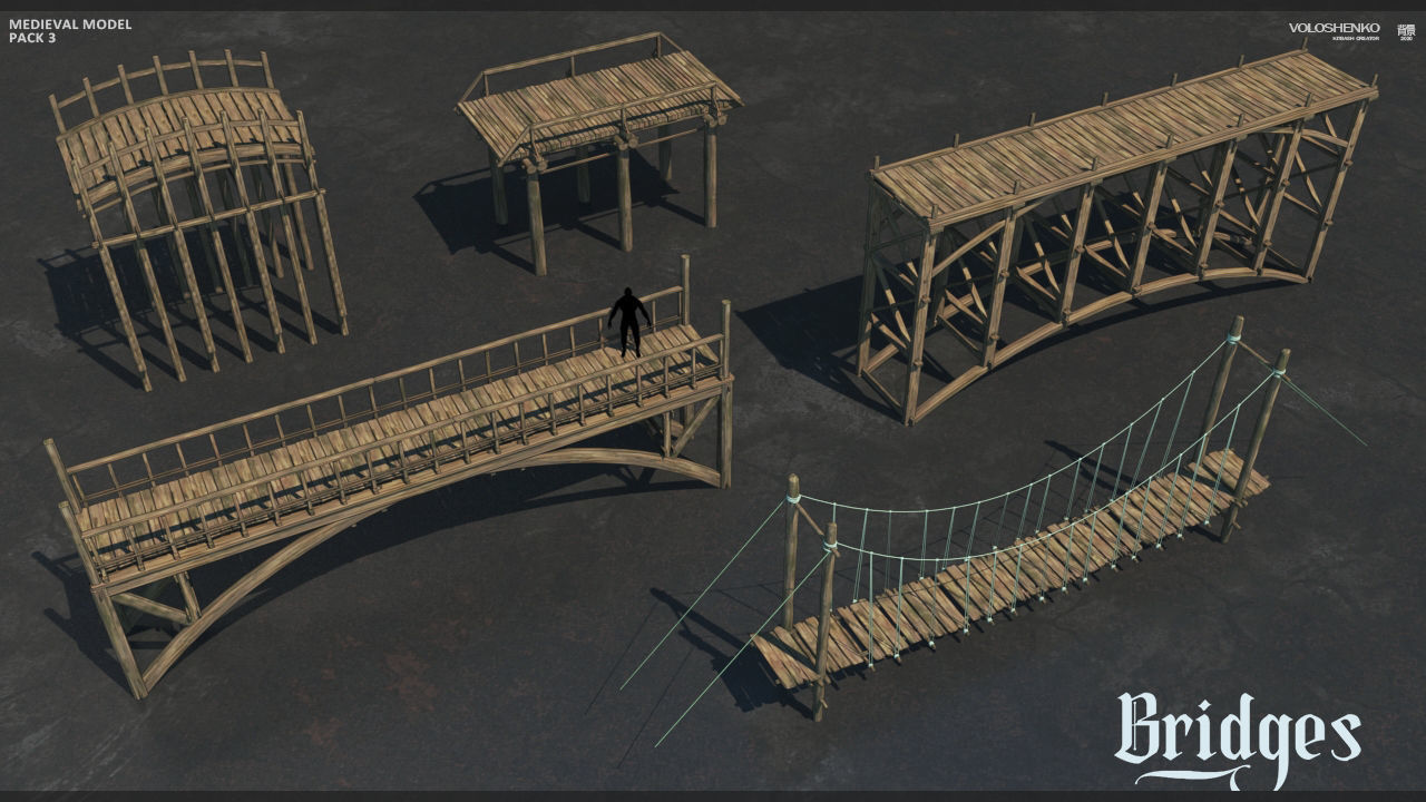 Medieval Collection  3 3D model_10