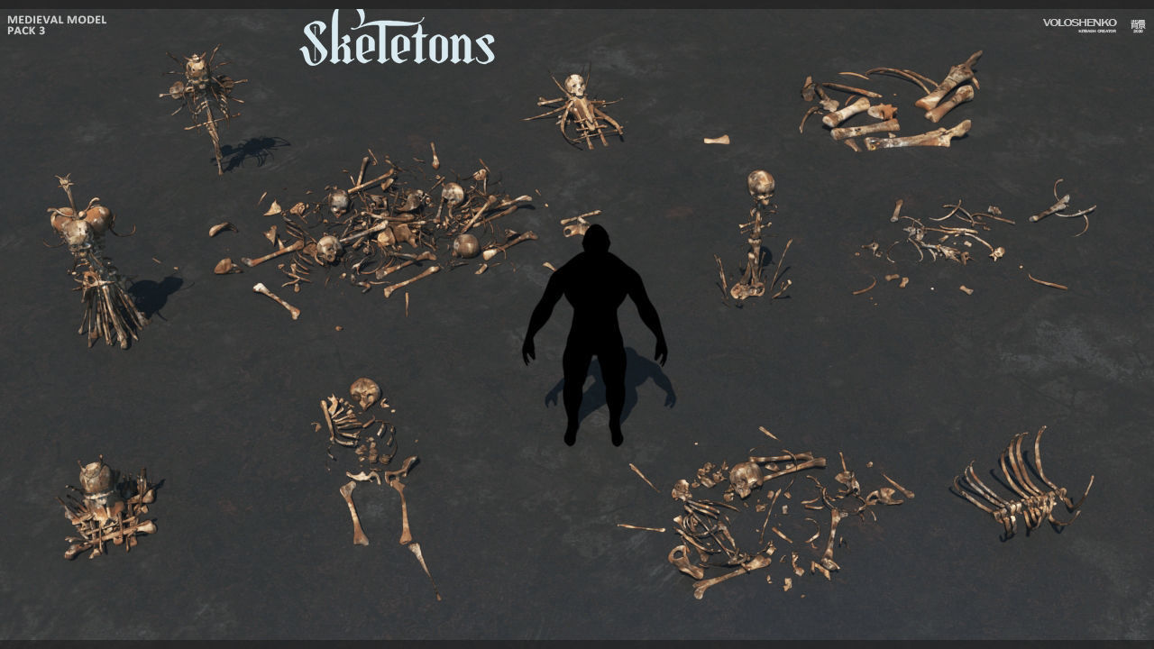 Medieval Collection  3 3D model_4