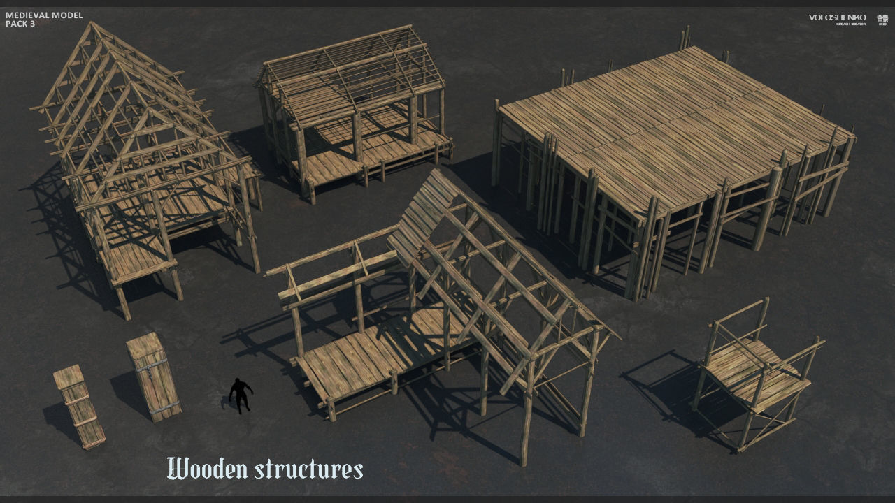 Medieval Collection  3 3D model_1