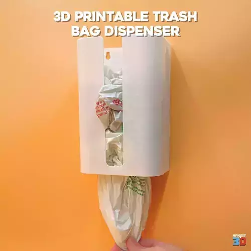 3D Printable Trash Bag Holder Free 3D print model