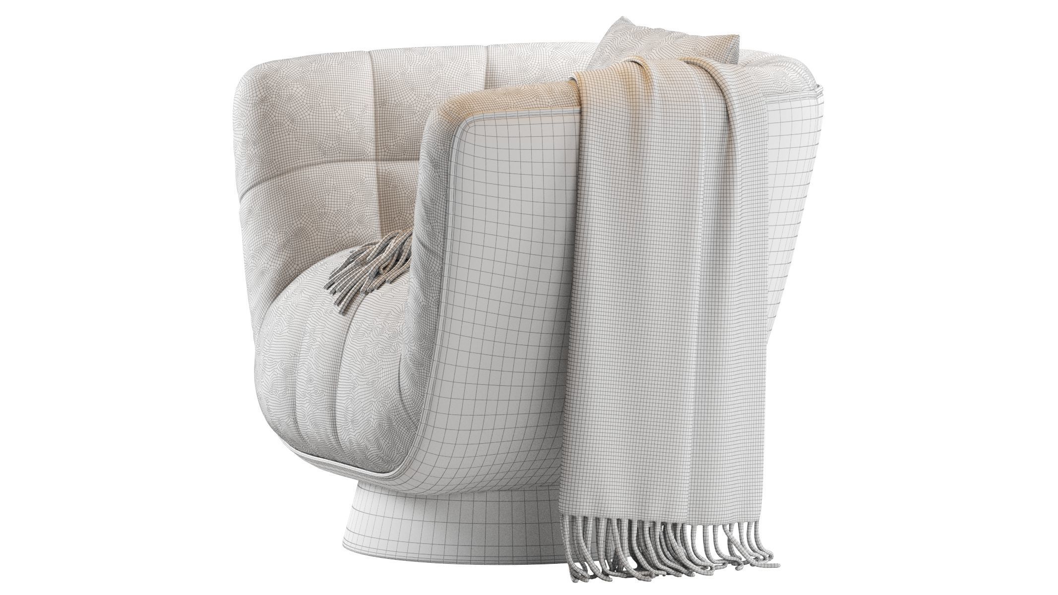 Armchair DARCY EMERALD 3D model_13