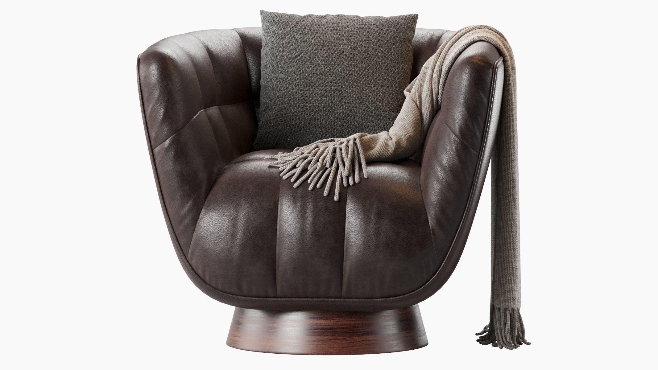 Armchair DARCY EMERALD 3D model_3