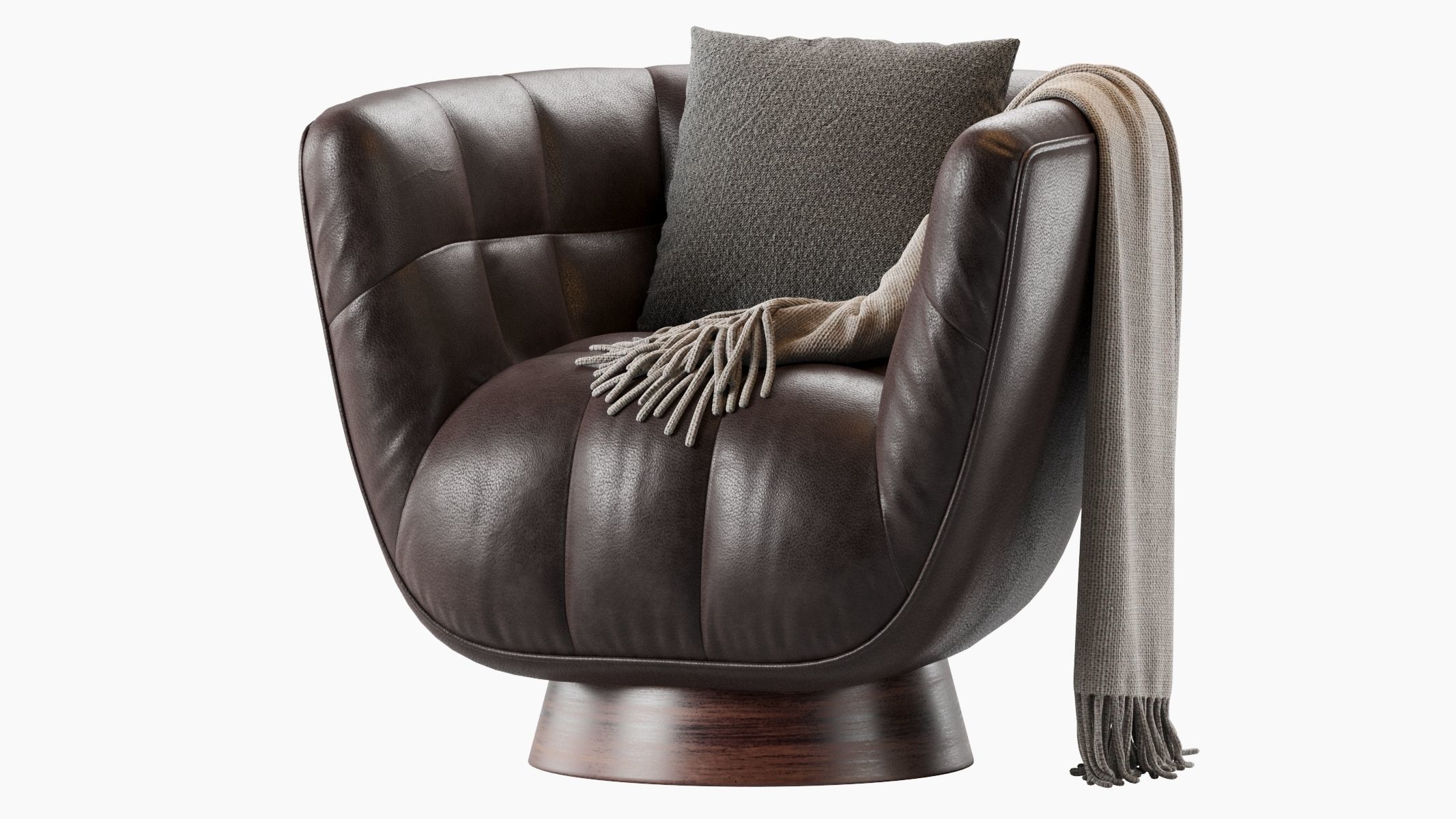 Armchair DARCY EMERALD 3D model_1