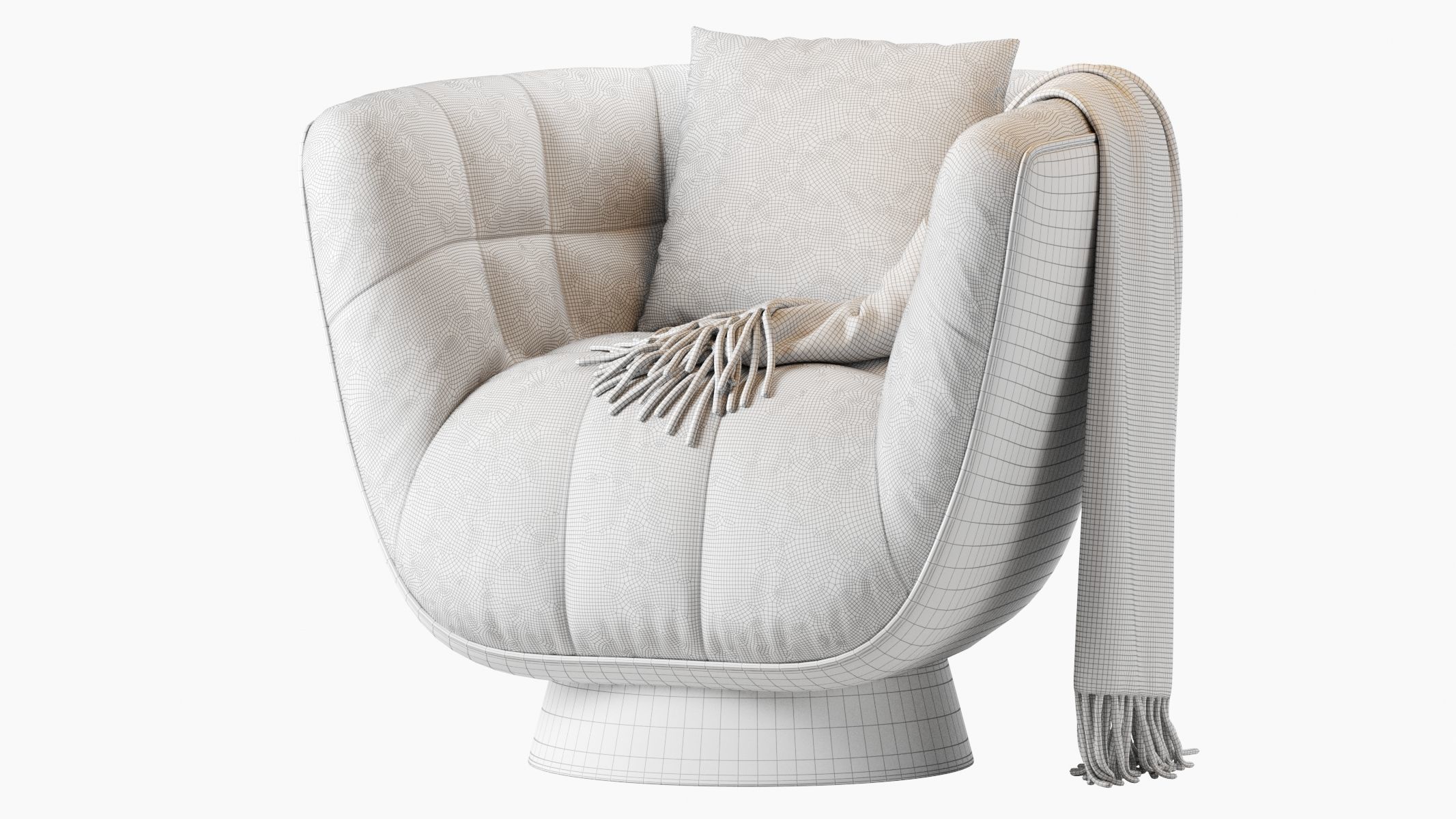 Armchair DARCY EMERALD 3D model_10