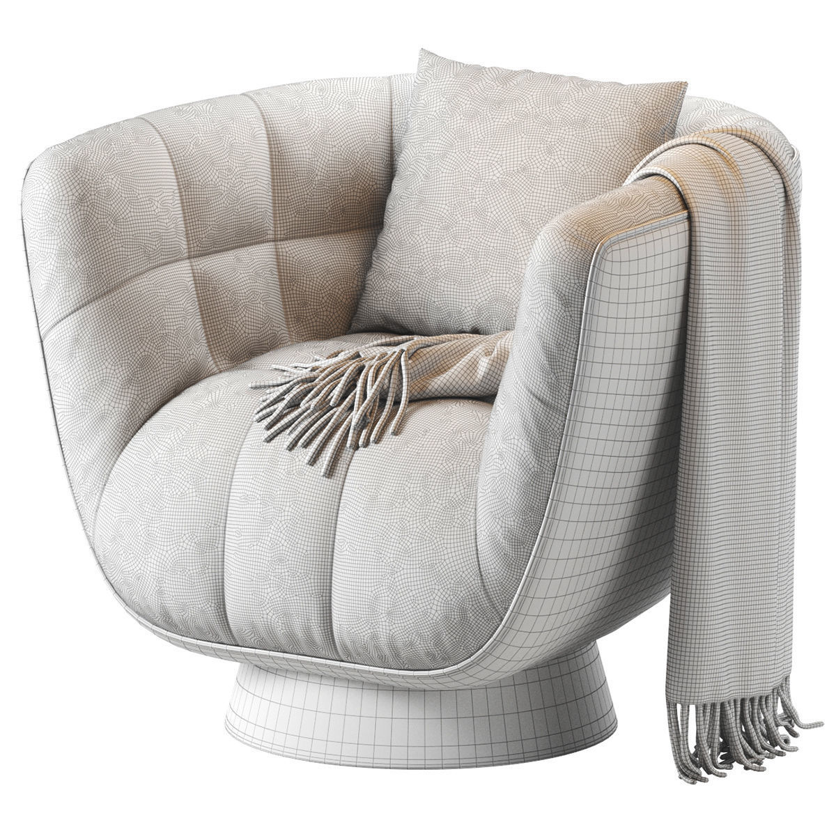 Armchair DARCY EMERALD 3D model_21