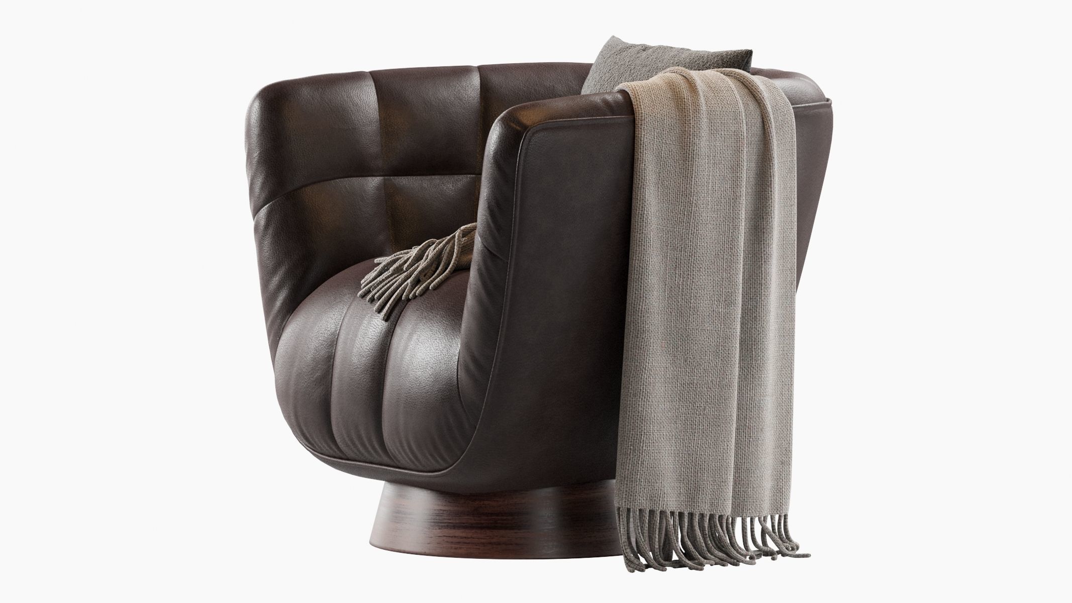 Armchair DARCY EMERALD 3D model_2