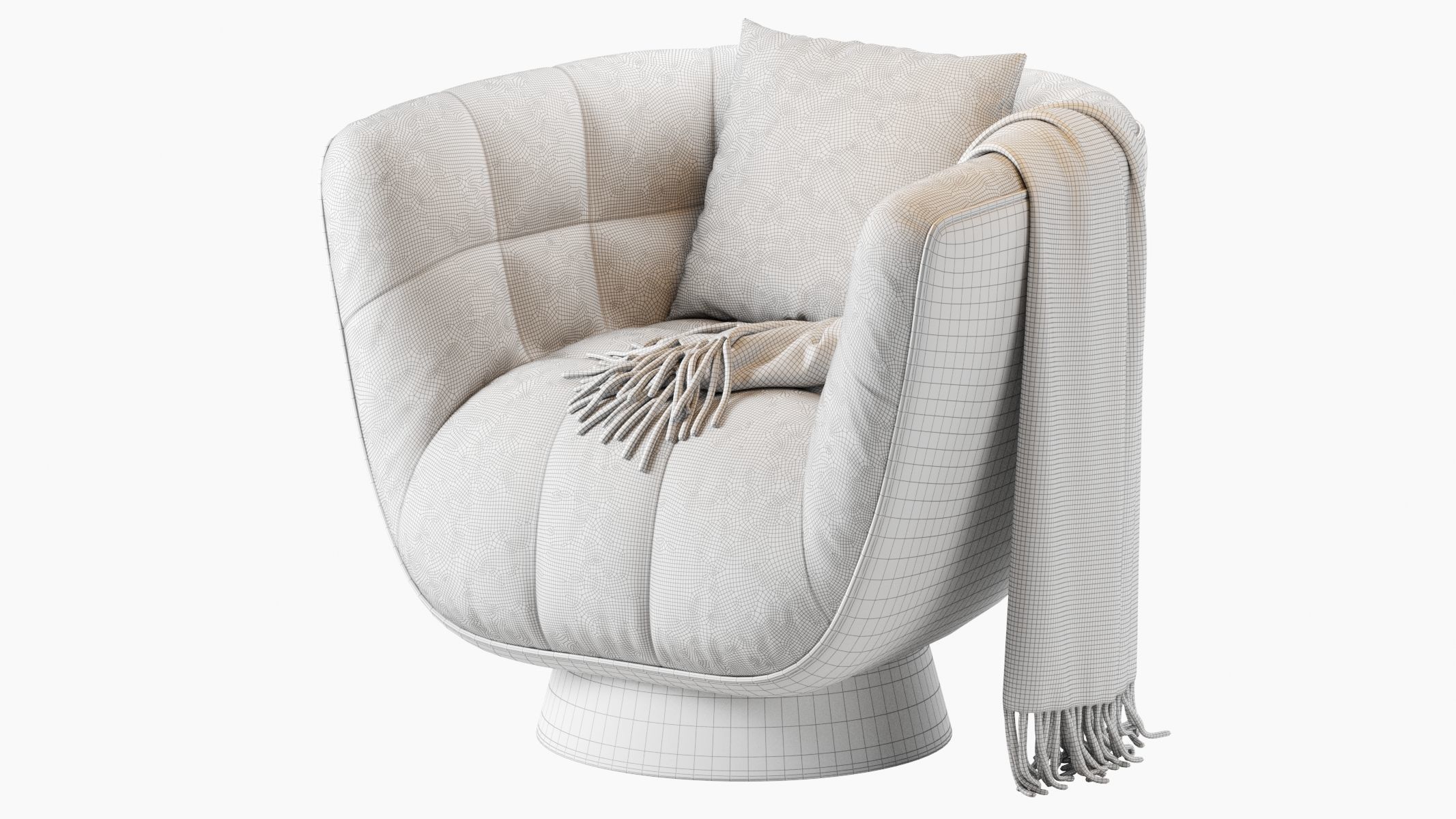 Armchair DARCY EMERALD 3D model_9