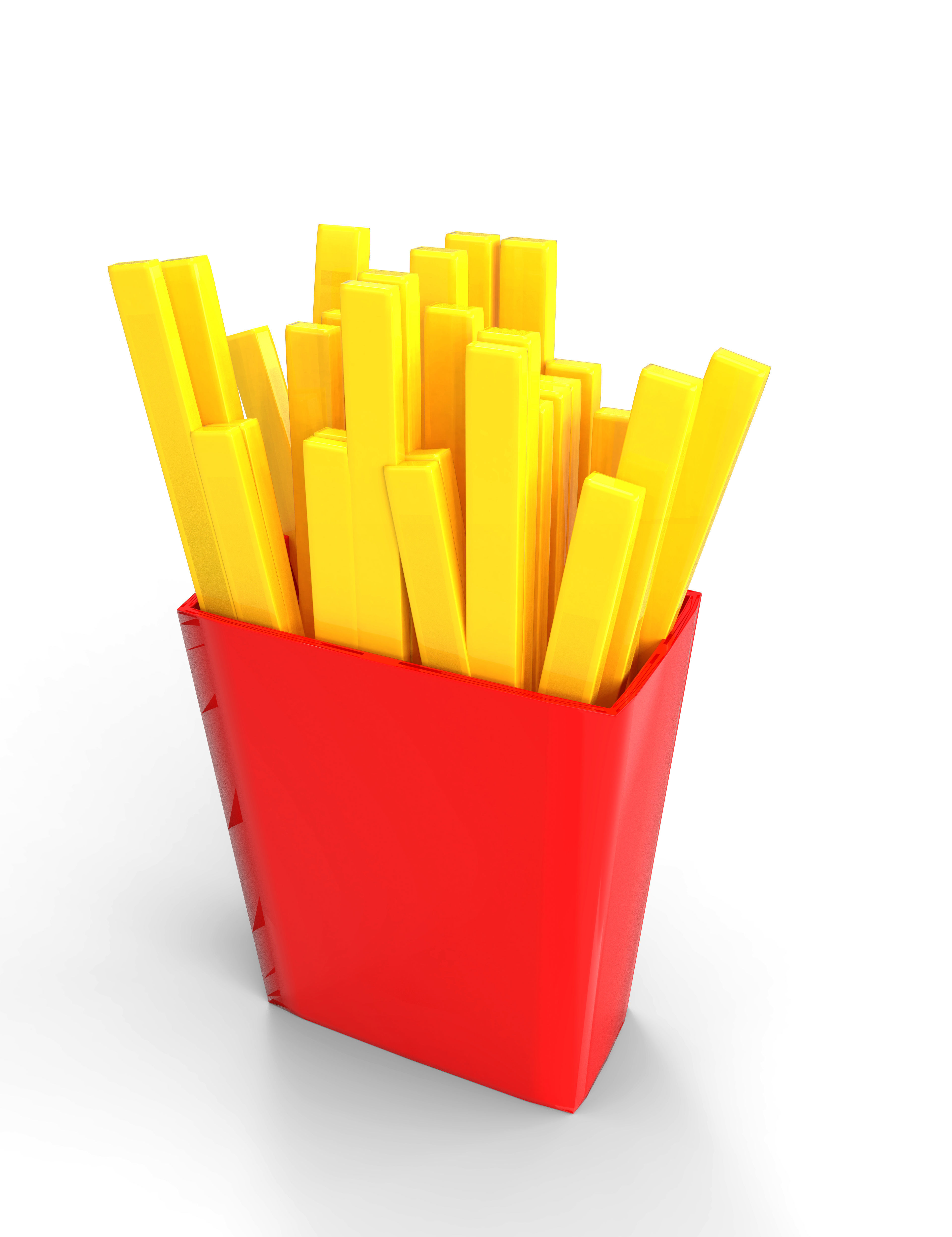 3D food  icon  set Low-poly 3D model_16