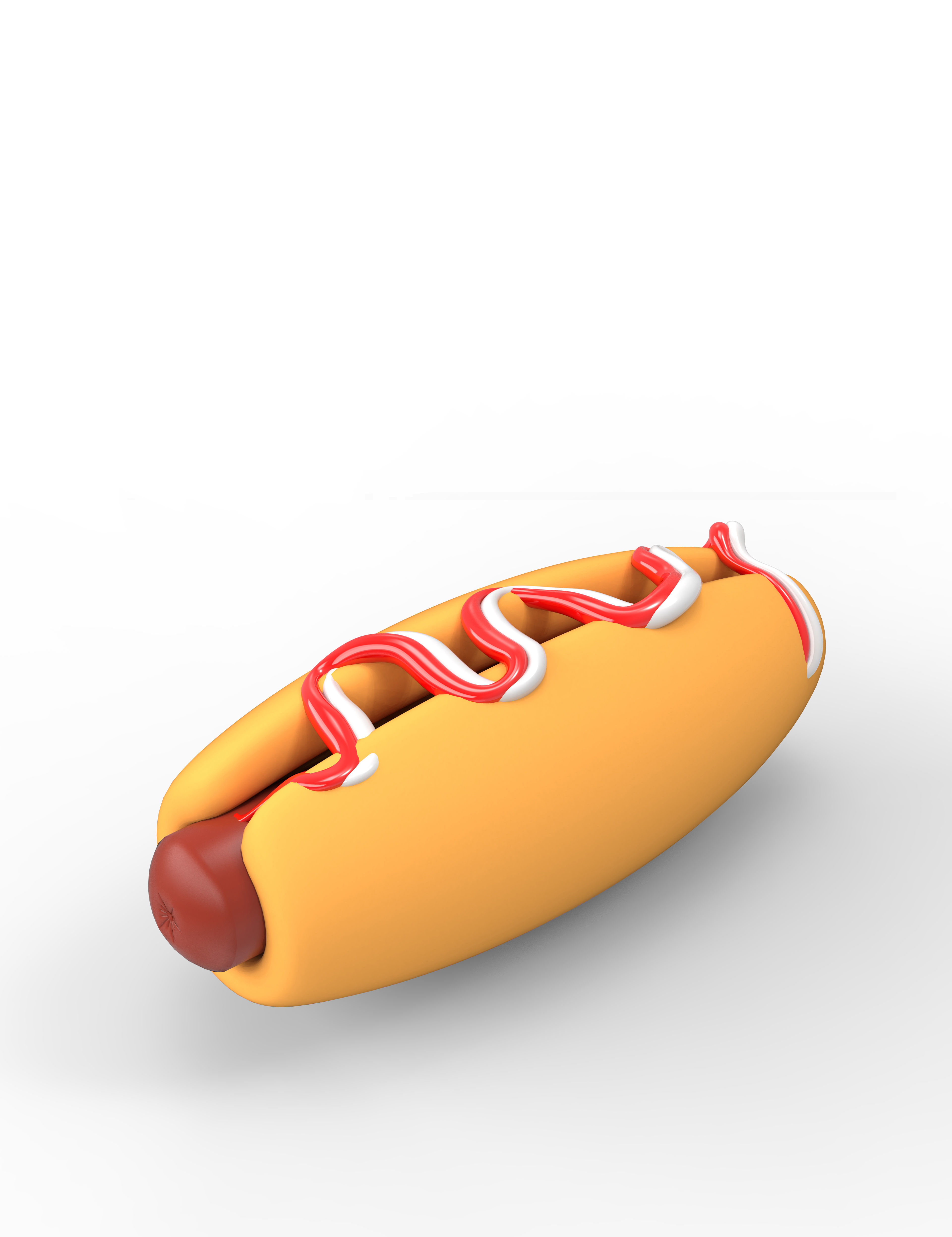 3D food  icon  set Low-poly 3D model_11