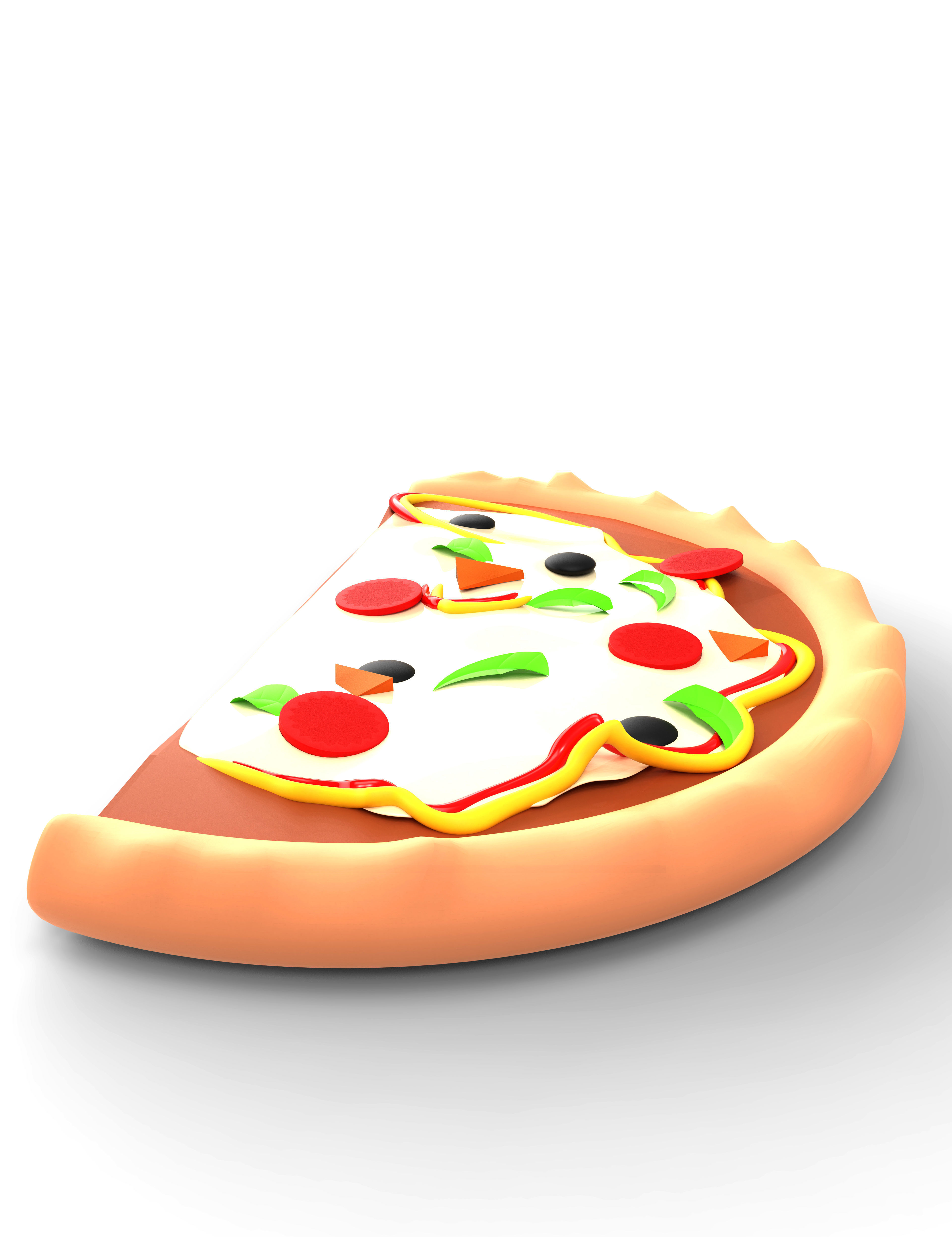3D food  icon  set Low-poly 3D model_12