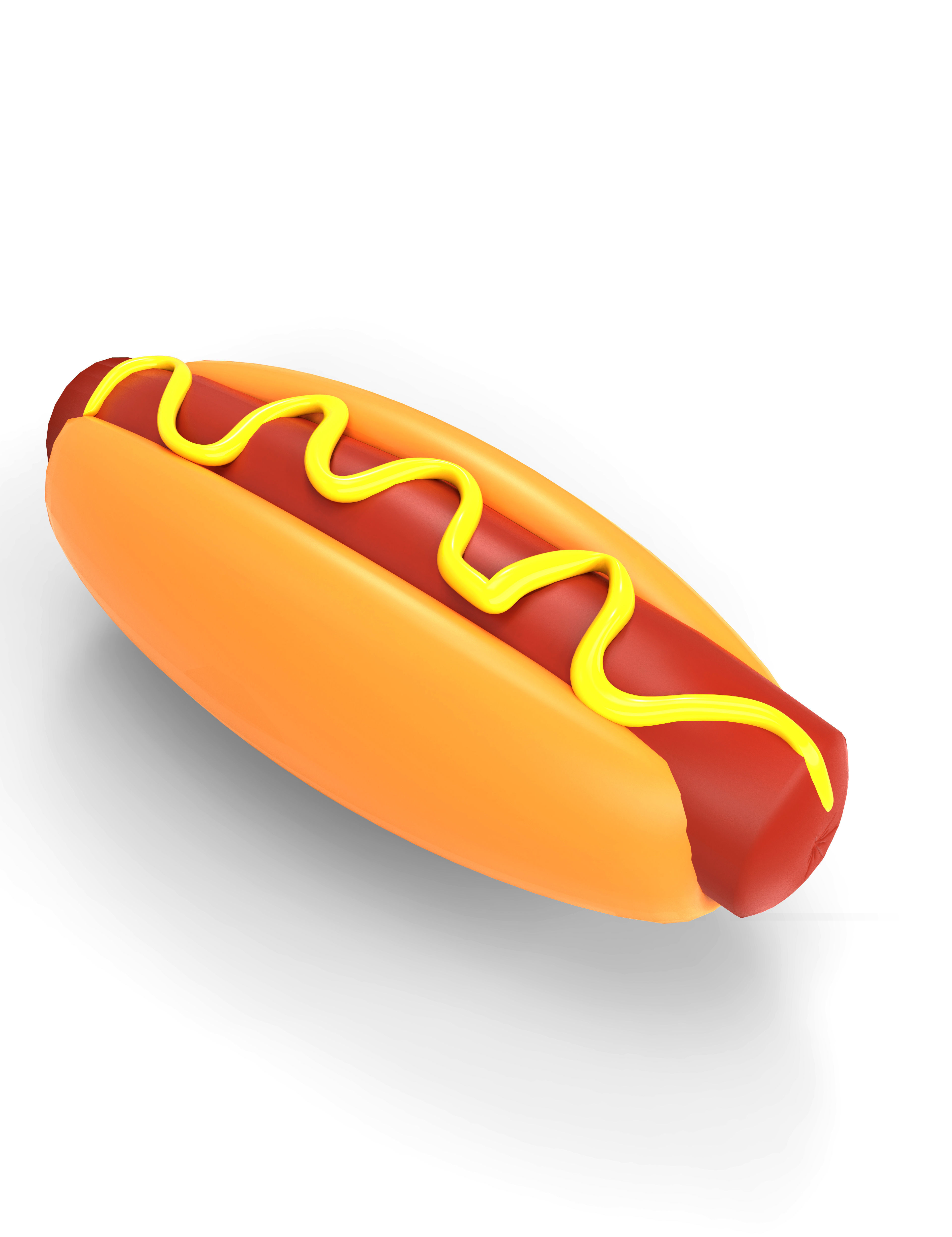 3D food  icon  set Low-poly 3D model_4