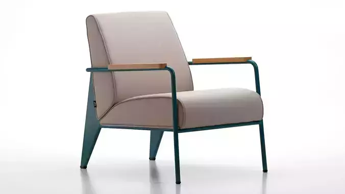 Armchair Vitra Fauteuil De Salon 3D model
