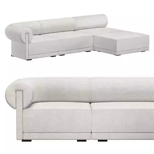 IVERSEN ROLL MODULAR CHAISE SECTIONAL SOFA