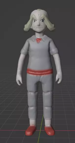 Gurkinn pokemon trainer  3D print model_0
