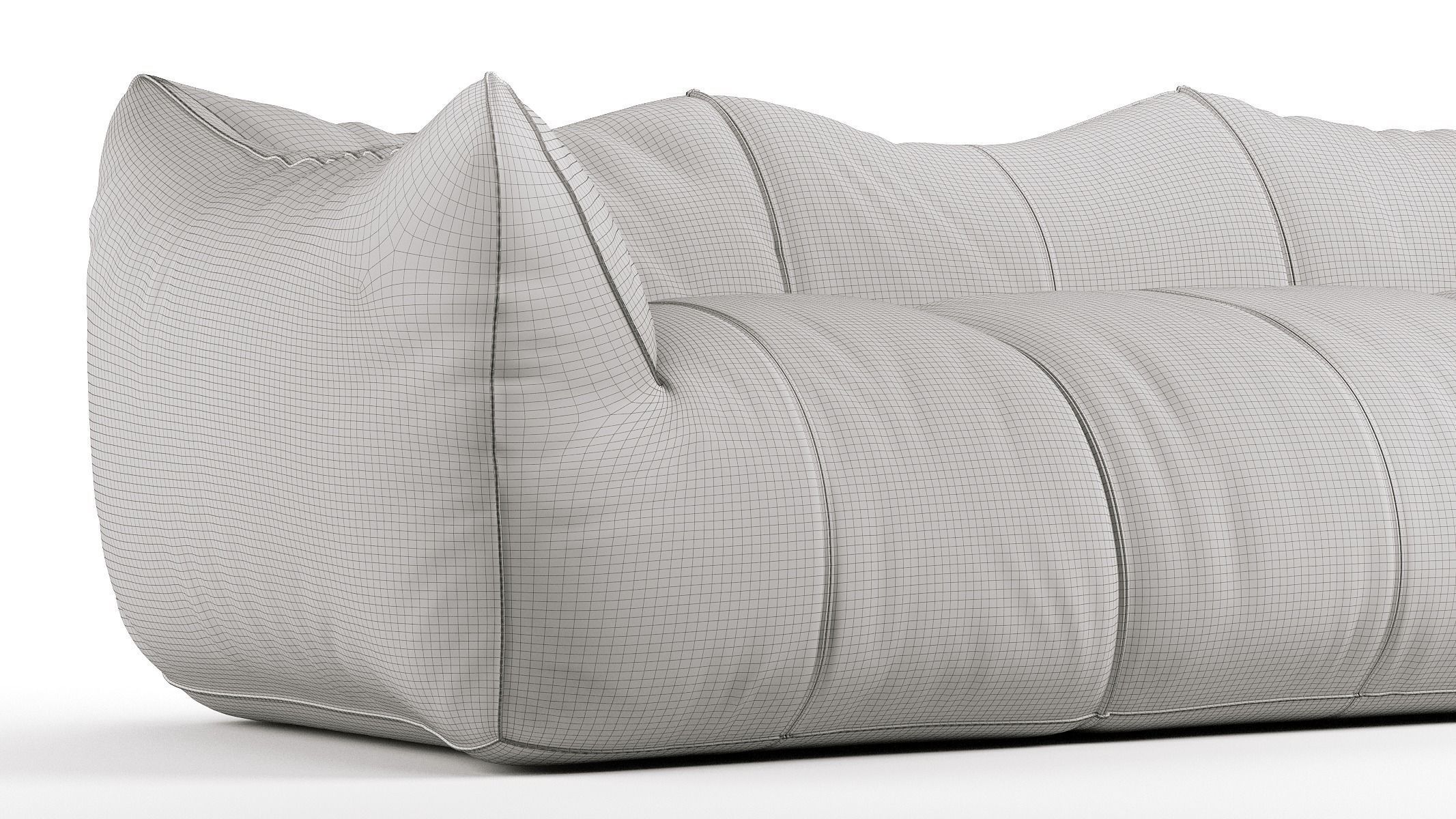 Le Bambole 3 Seater 3D model_16