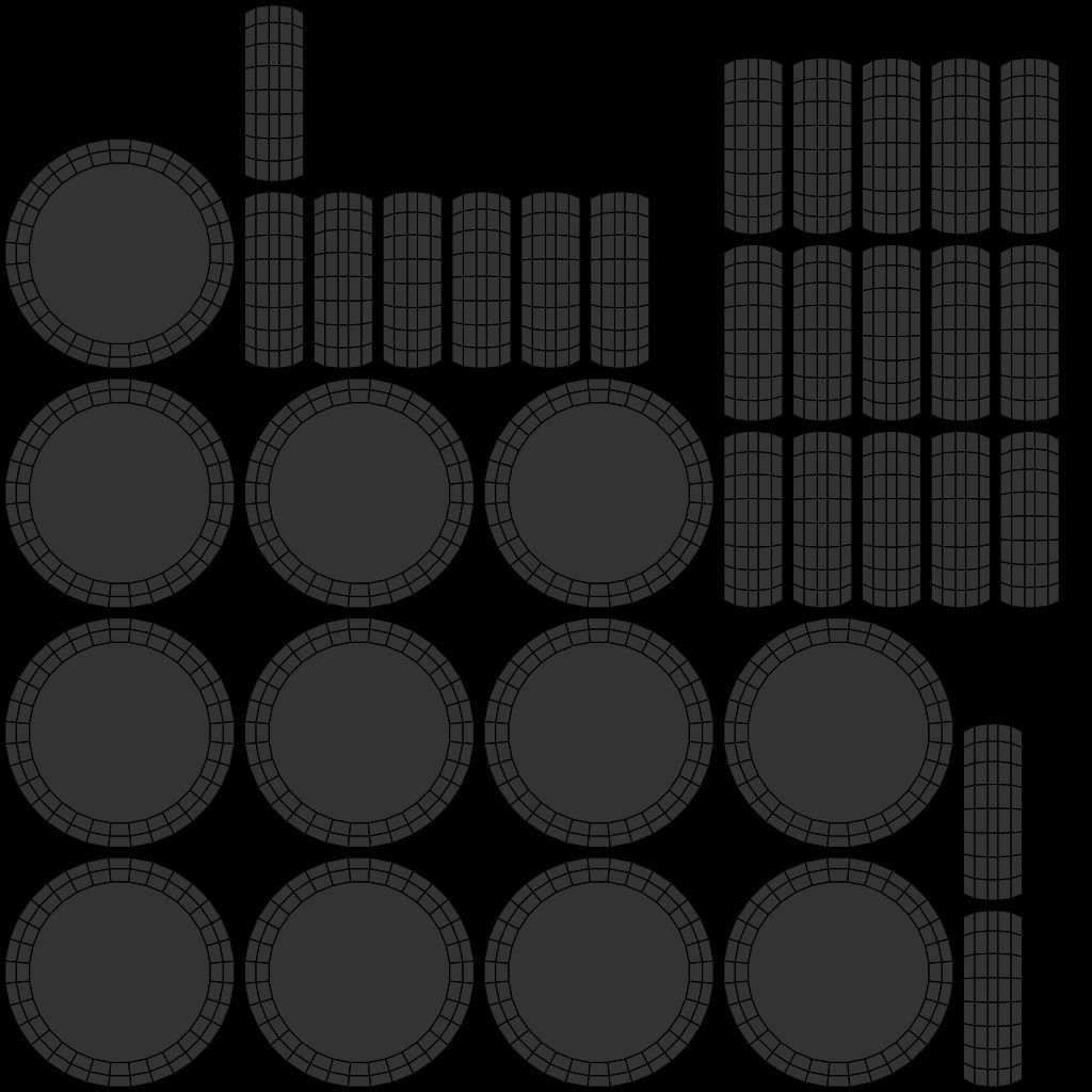 Peppermint candy Low-poly 3D model_8