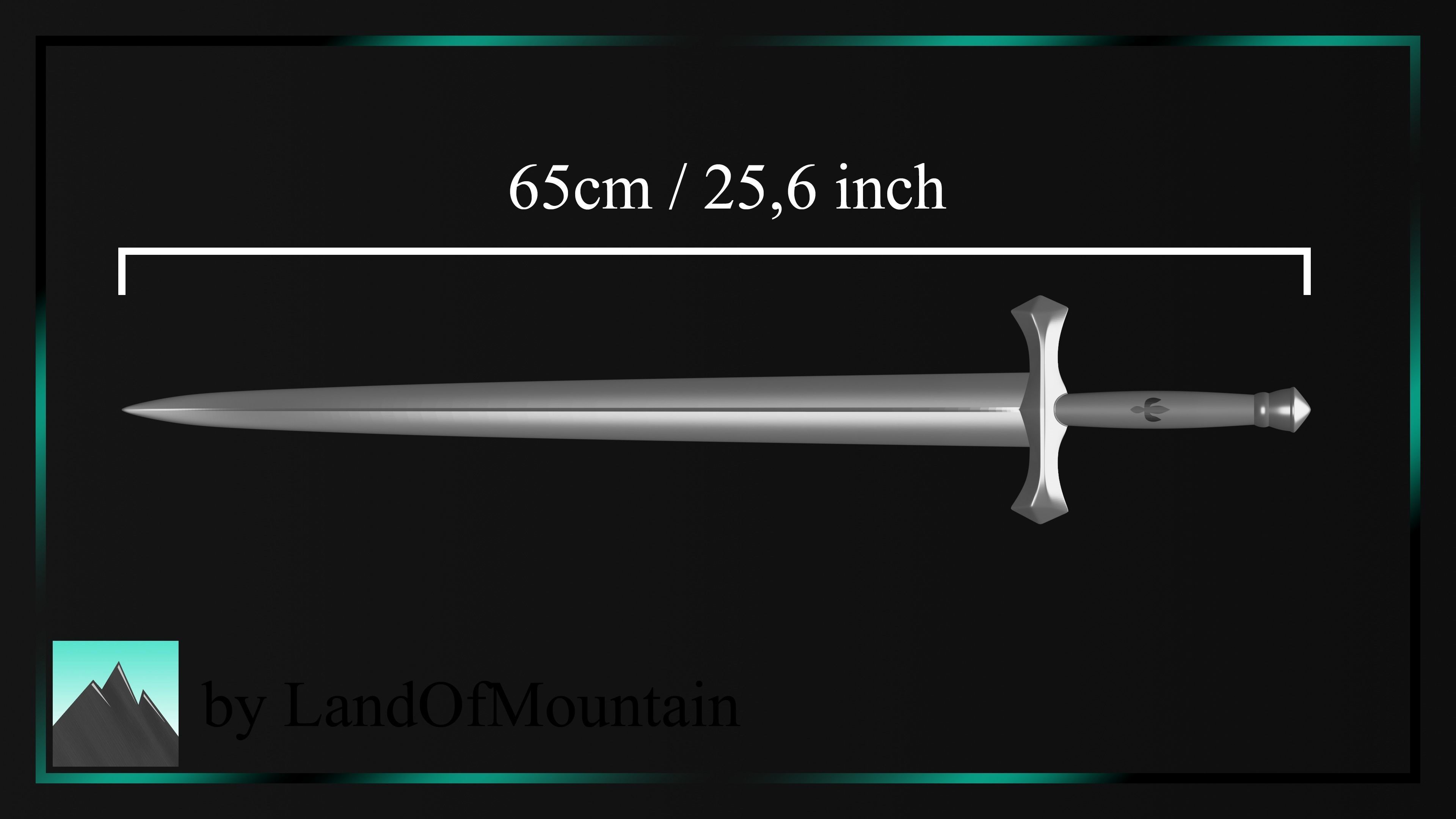 FINAL FANTASY XVI - CLIVE ROSFIELD DAGGER 3D print model_1