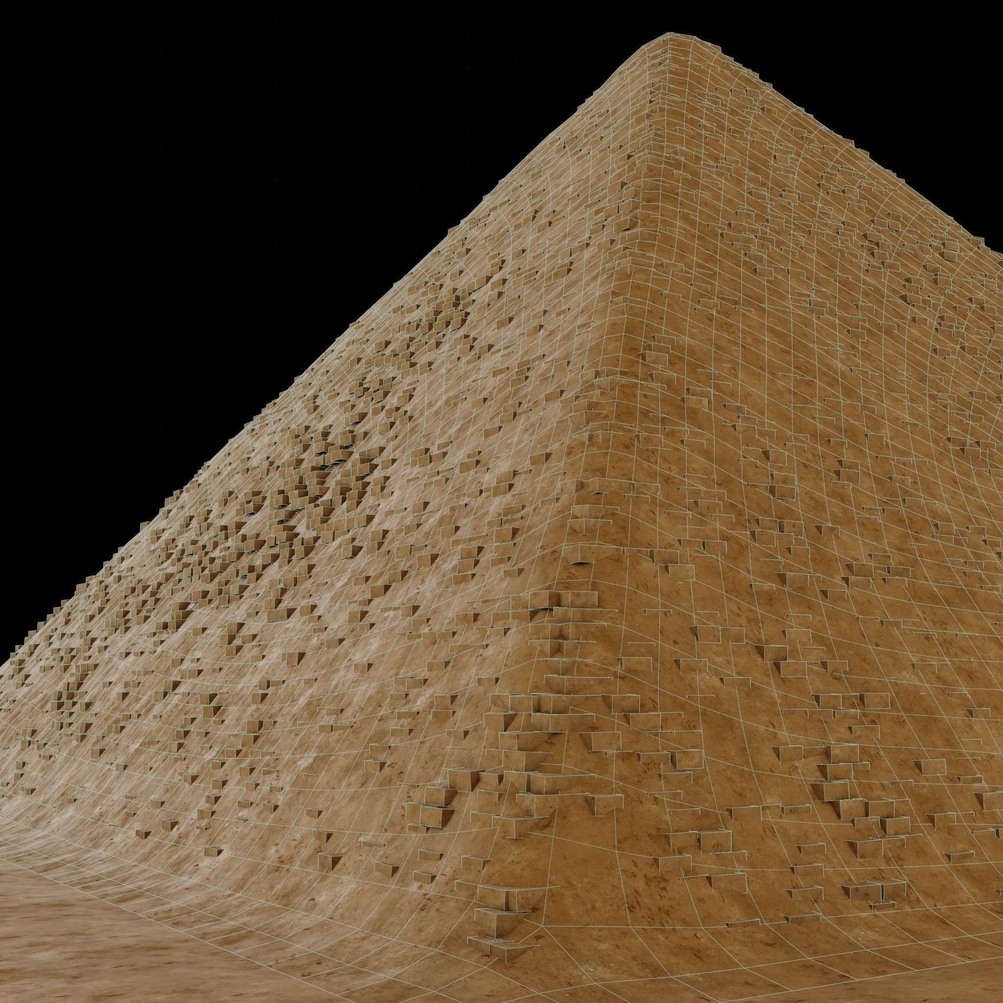 3D model EGYPTIAN PYRAMID ANCIENT EGYPT TEMPLE TOMB COLLECTION VR / AR ...