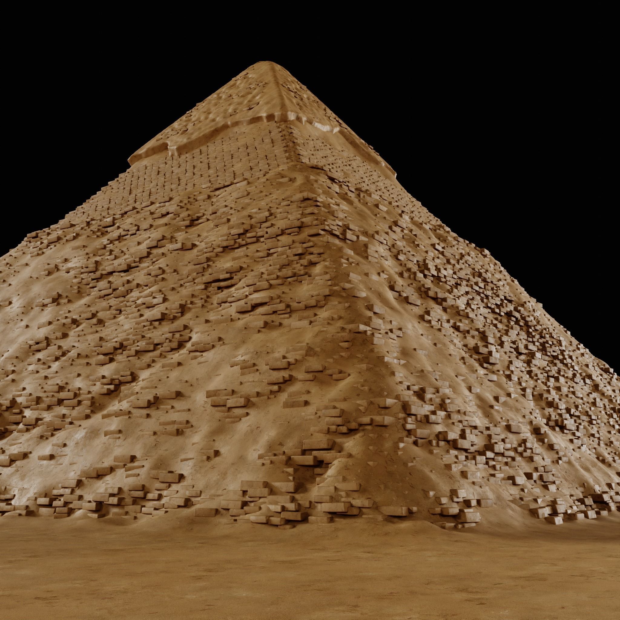 3D model EGYPTIAN PYRAMID ANCIENT EGYPT TEMPLE TOMB COLLECTION VR / AR ...