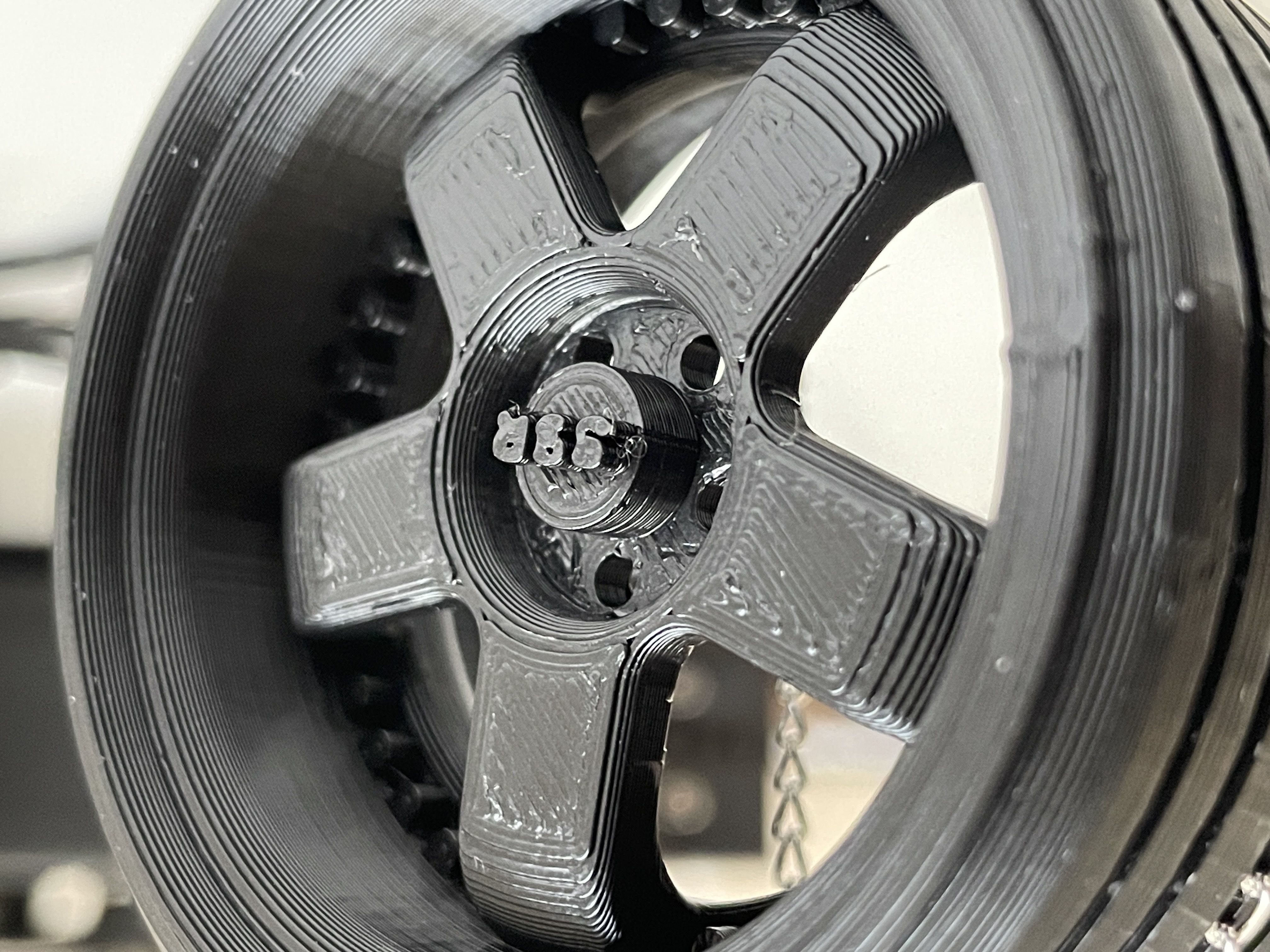 WHEEL MIRROR ORNAMENT KEYCHAIN CAR RIM SSR PROFESSOR-BRAKE DISC Free 3D print model_4