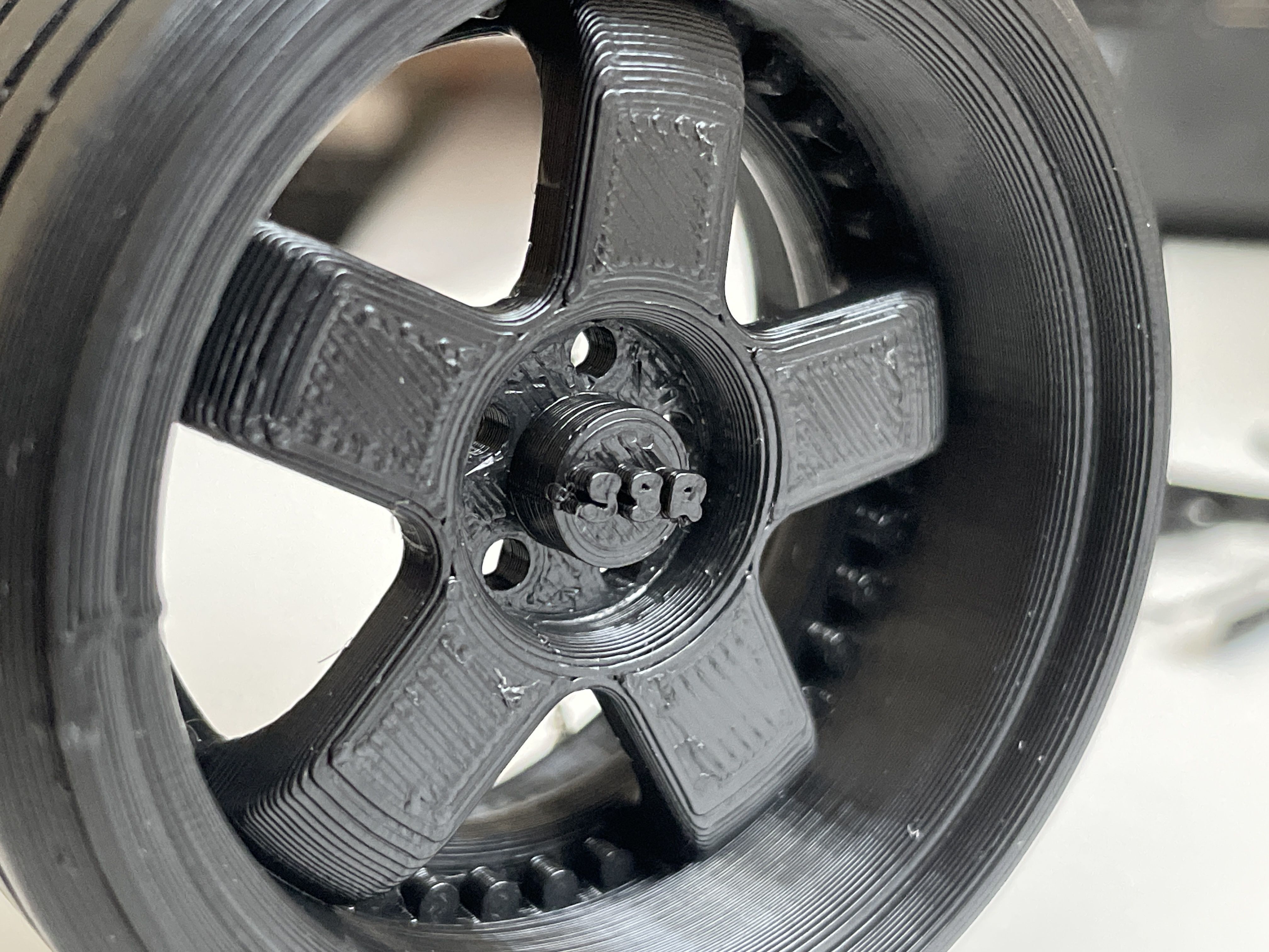 WHEEL MIRROR ORNAMENT KEYCHAIN CAR RIM SSR PROFESSOR-BRAKE DISC Free 3D print model_17