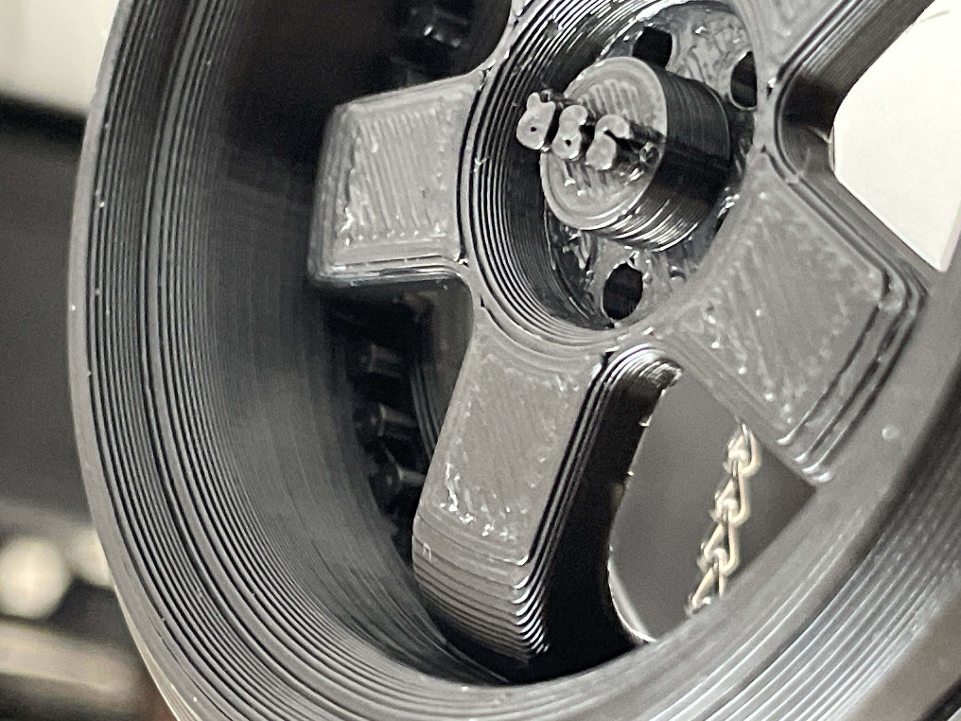 WHEEL MIRROR ORNAMENT KEYCHAIN CAR RIM SSR PROFESSOR-BRAKE DISC Free 3D print model_11