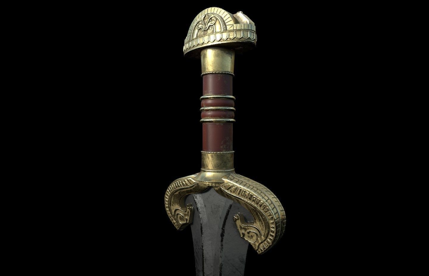 Eowyn Rohan Sword lord of the rings 3D DIGITAL DOWNLOAD FILE 3D print model_1