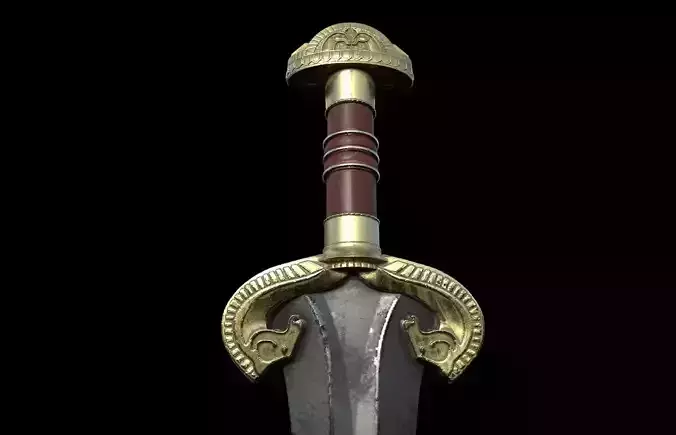Eowyn Rohan Sword lord of the rings 3D DIGITAL DOWNLOAD FILE 3D print model