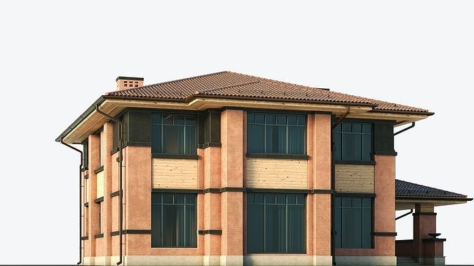 Residential  House 44 3D model 7