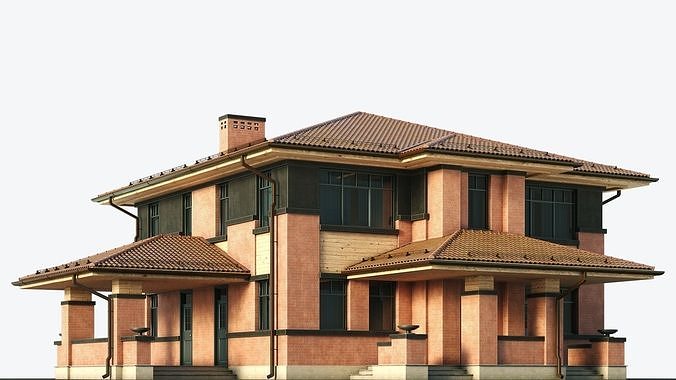 Residential  House 44 3D model 2