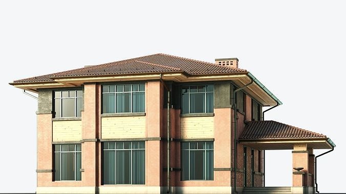 Residential  House 44 3D model 6
