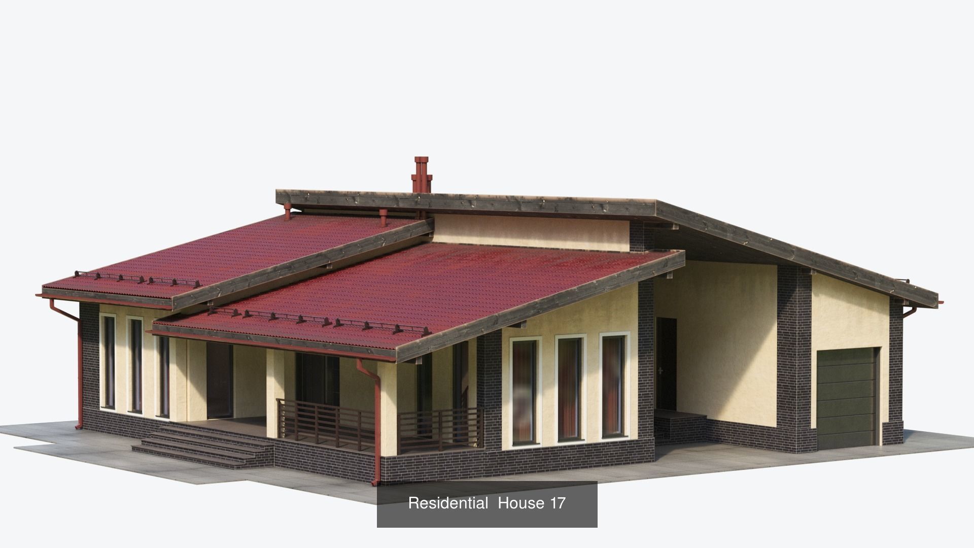 Residential houses  3D Model Collection_19