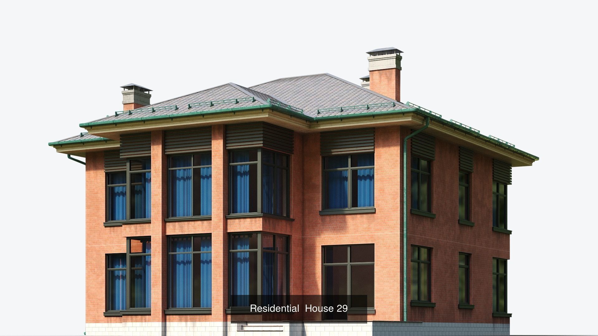 Residential houses  3D Model Collection_16